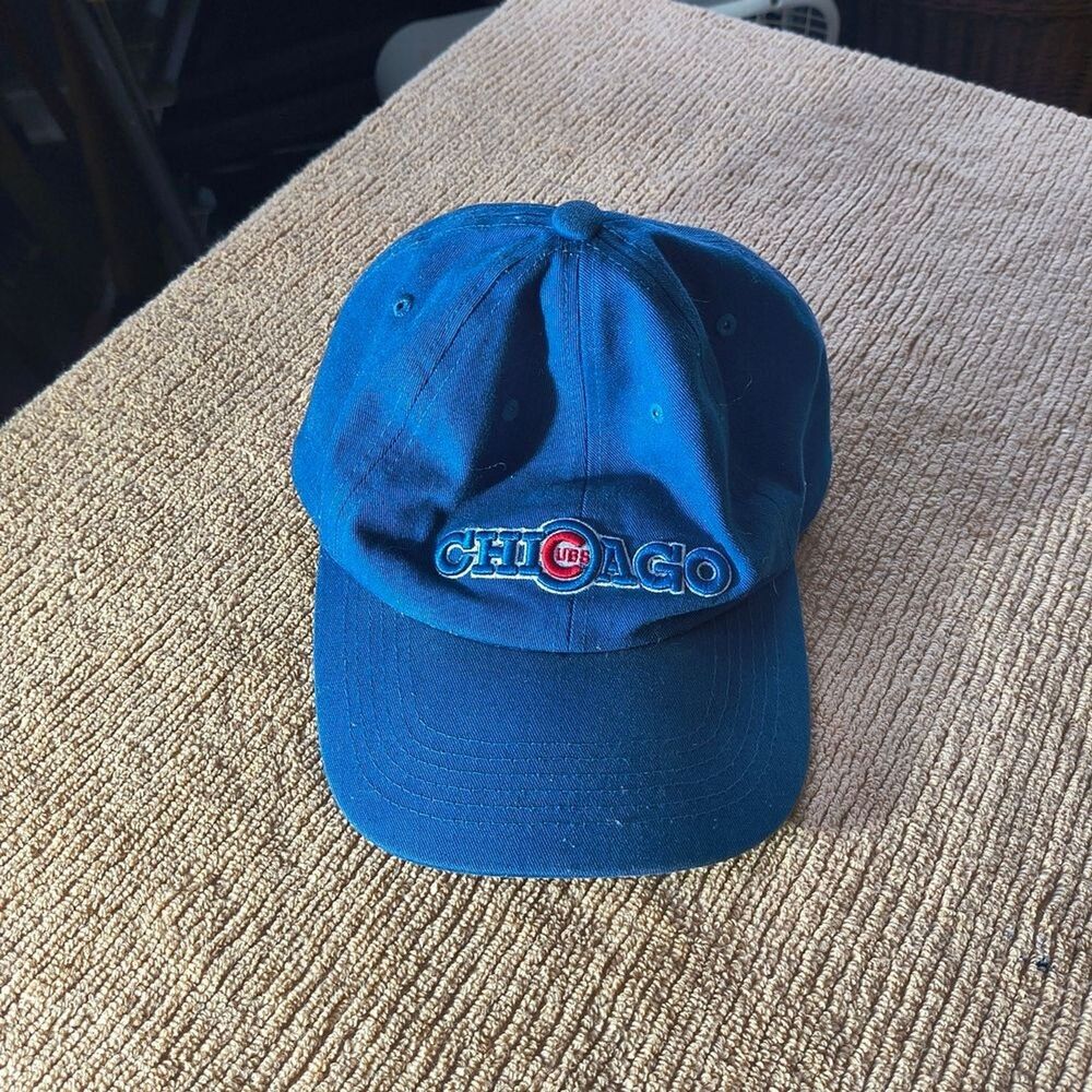 Chicago Cubs Men's Blue Adjustable Baseball Cap With Budweiser Logo on the Back